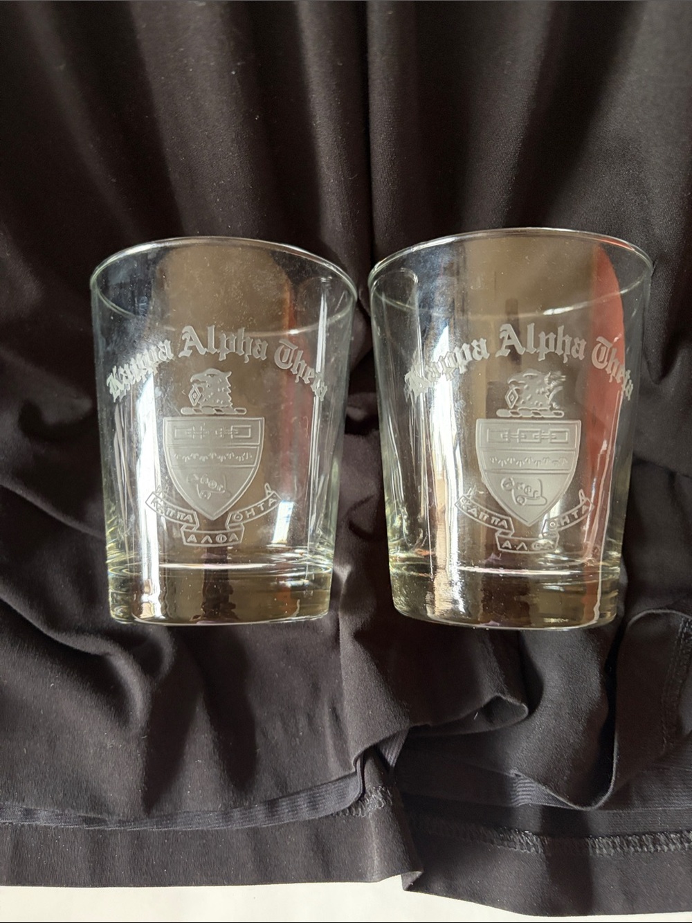 Etched Glass Tumbler - Clear (Set of 2)